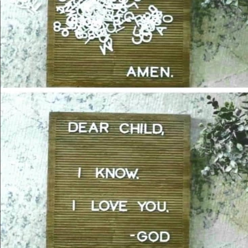 He knows just talk to him.